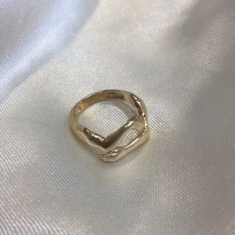 انگشتر دخترانه مدل آغوش