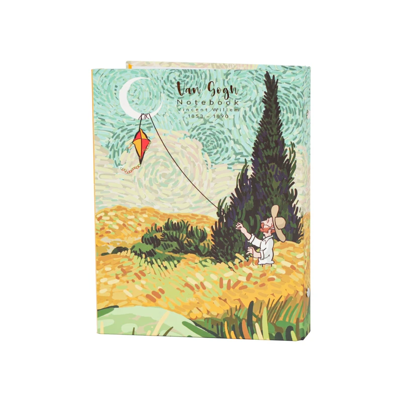 دفتر کلاسوری 100 برگ طرح ونگوگ کد VR20-04
