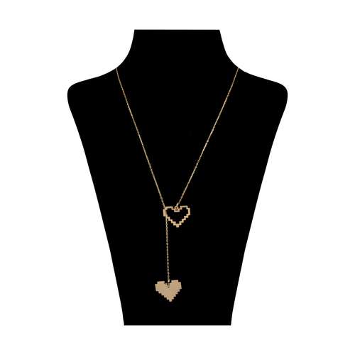 گردنبند طلا 18 عیار زنانه سنجاق مدل X079483