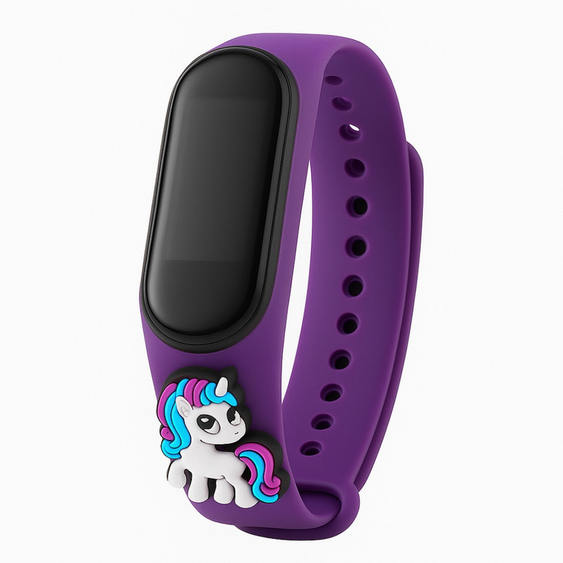 ساعت مچی دیجیتال بچگانه مدل بند سیلیکونی ضد حساسیت طرح اسب پونی