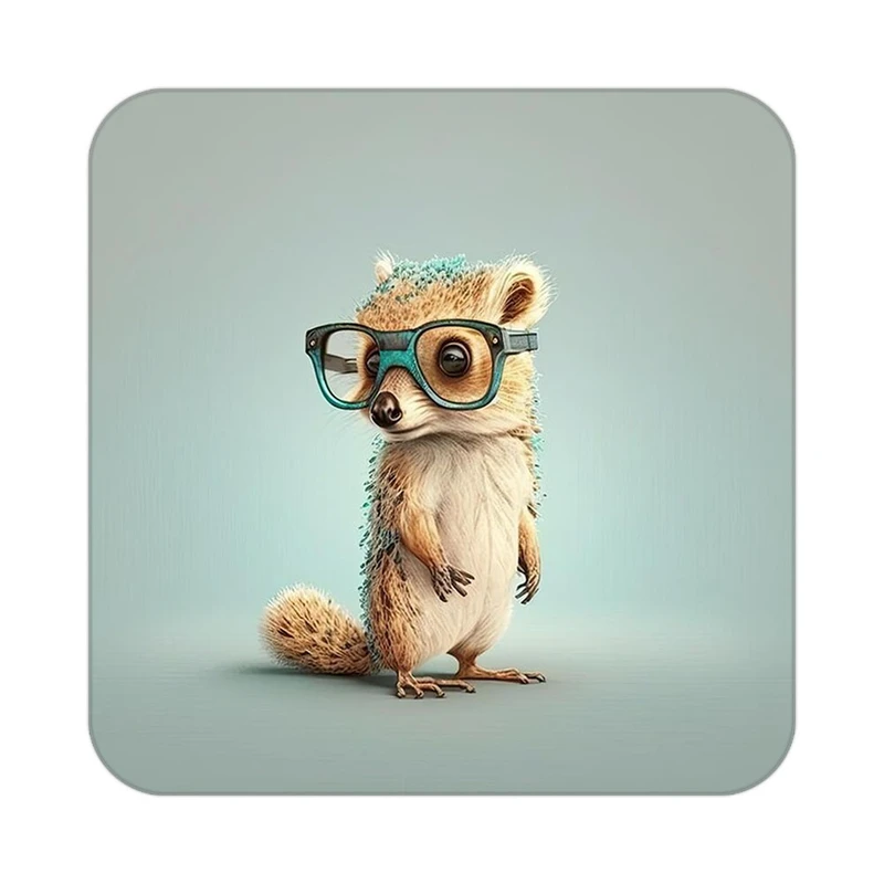 زیر لیوانی کاکتی طرح حیوانات کارتونی مدل mp27867