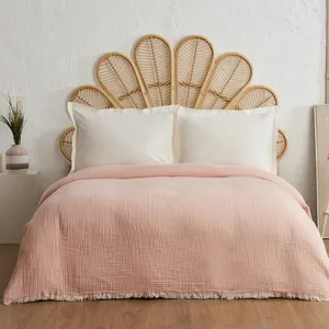 روتختی دو نفره کاراجا هوم مدل Perles Yavruagzi Muslin Pike C.K سایز 240x200 سانتی‌متر