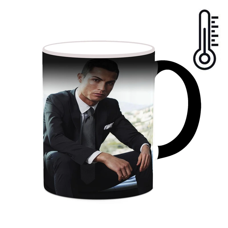 ماگ حرارتی کاکتی طرح Ronaldo رونالدو مدل mgh43181
