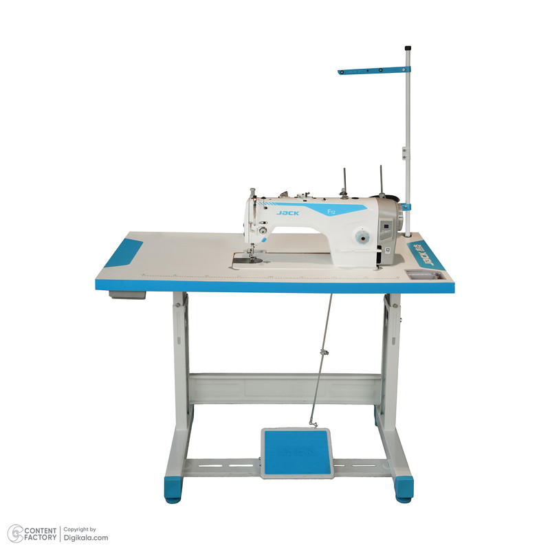 چرخ خیاطی صنعتی راسته دوز جک مدل F12 به همراه میز و پایه