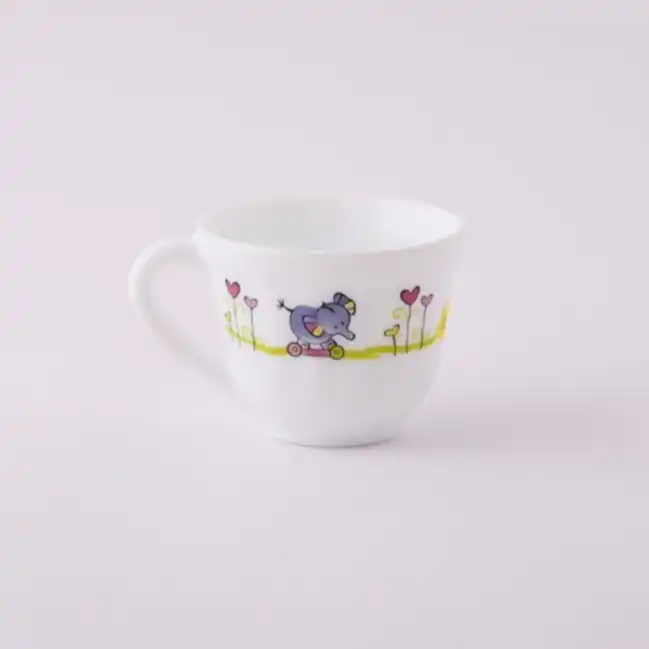 سرویس غذا خوری 5 تکه کودک پارس اوپال طرح خرگوش کد 761