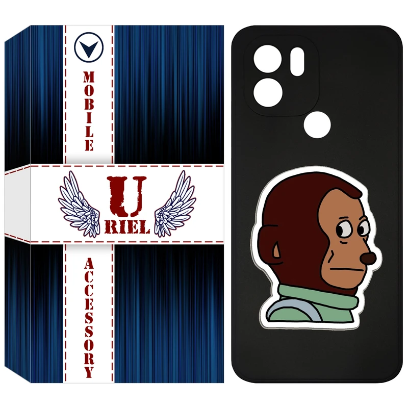 کاور یوریل مدل KSH کد 88 طرح میمون مناسب برای گوشی موبایل شیائومی Redmi A1 Plus / A2 Plus / Poco C50