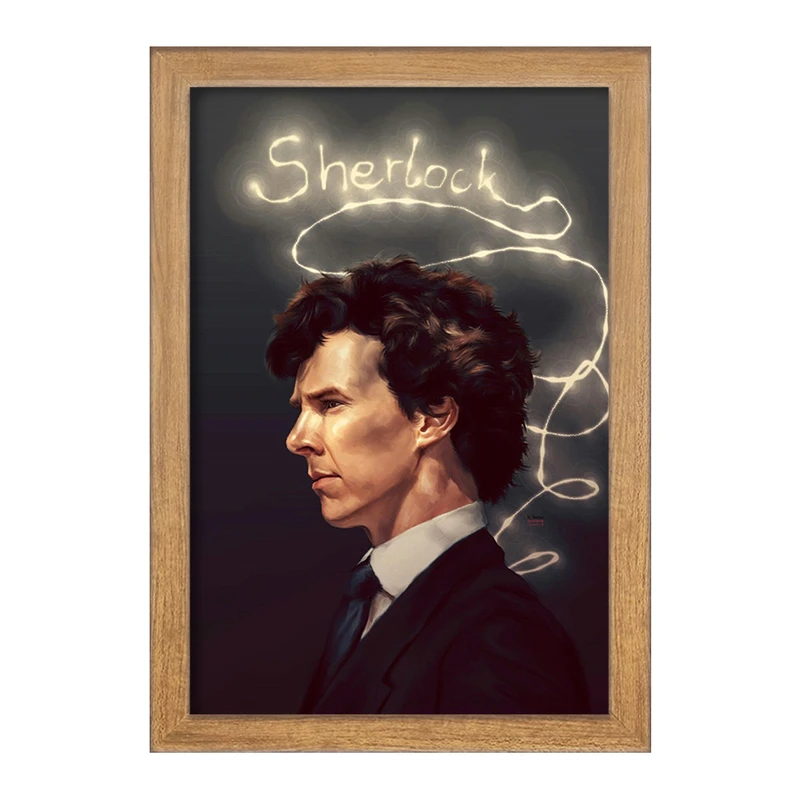 تابلو خندالو مدل شرلوک هولمز Sherlock Holmes  کد 10163