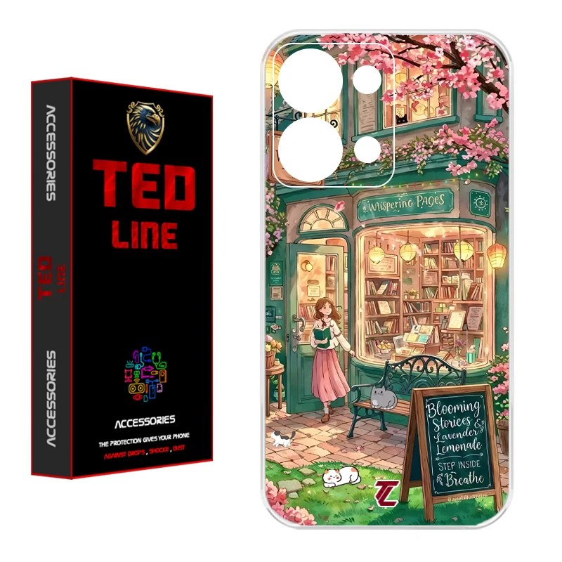 کاور تدلاین طرح دختر کد 1225 مناسب برای گوشی موبایل شیائومی Redmi Note 13 4G