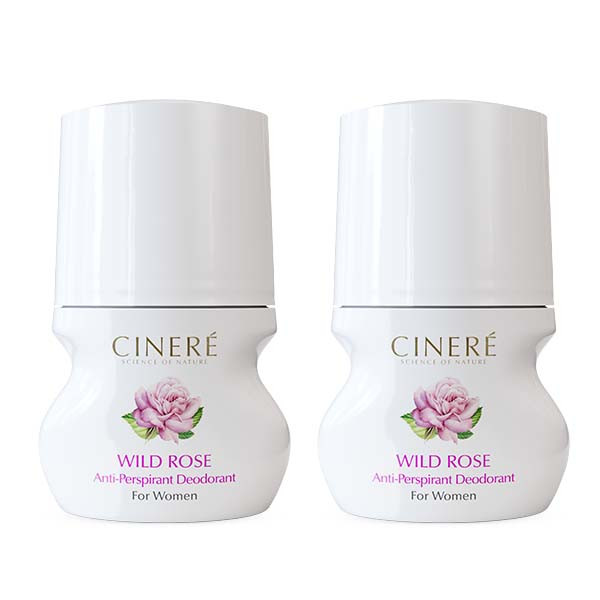 رول ضد تعریق  سینره مدل Wild Rose حجم 50 میلی لیتر مجموعه 2 عددی