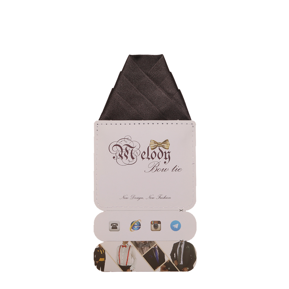 دستمال جیب مردانه ملودی مدل PS5107MSSDgry