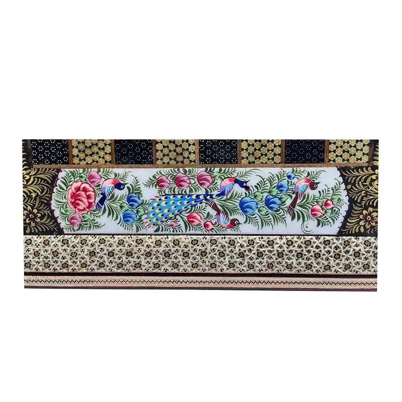 صفحه شطرنج خاتم کاری مدل سلطنتی کد sl120