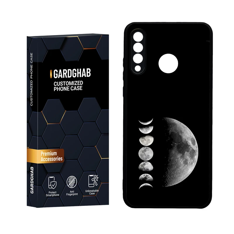 کاور گارد قاب مدل دور ژله ای گلس کهکشان مناسب برای گوشی موبایل هواوی P30 Lite
