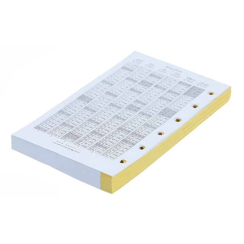 کاغذ کلاسور پاپکو مدل ۶۳۸ سایز ۱۲×۸ سانتیمتری بسته ۴۸۰ عددی