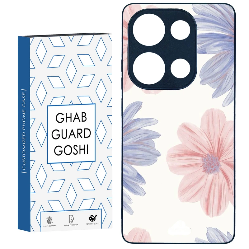 کاور قاب گارد گوشی طرح گل کد TPU-280 مناسب برای گوشی موبایل شیائومی Redmi Note 13 Pro 4G / Poco M6 Pro 4G