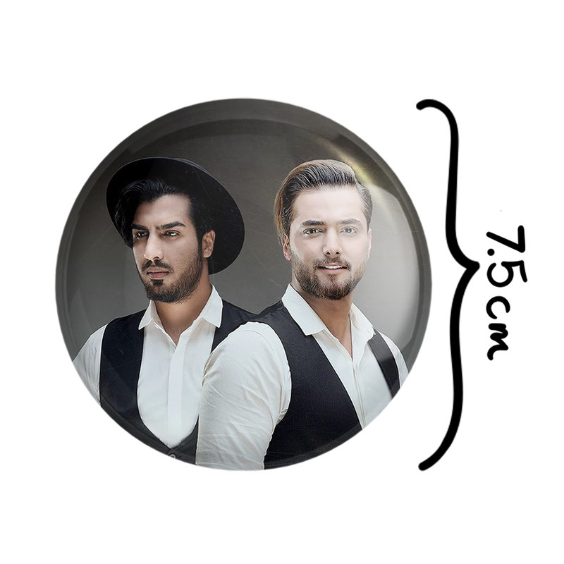 آینه جیبی خندالو طرح ماکان بند مدل تاشو کد 2544