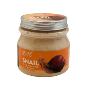اسکراب لایه بردار پوست یوشاس مدل snail حجم 220 میلی لیتر