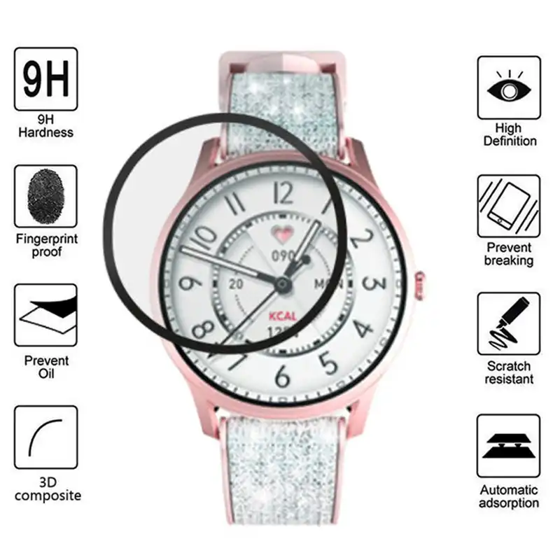 محافظ صفحه نمایش کروکودیل مدل C-PWM مناسب برای ساعت هوشمند کیسلکت Kieslect Lora بسته 2 عددی