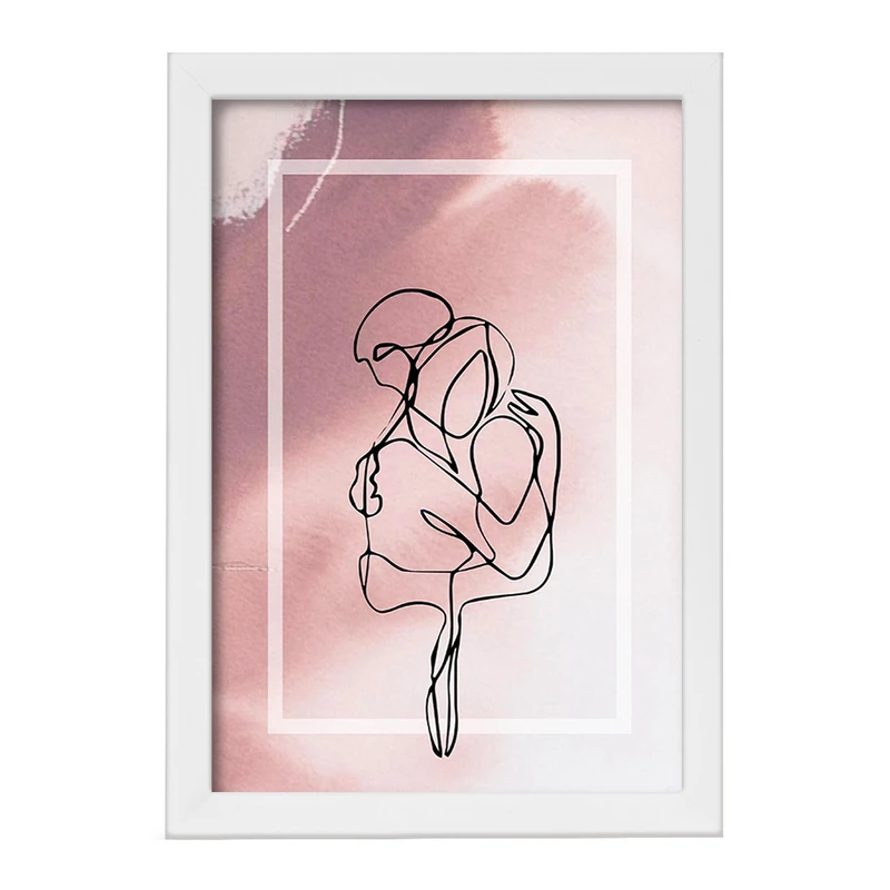 تابلو خندالو مدل عاشقانه مینیمال کد F11494