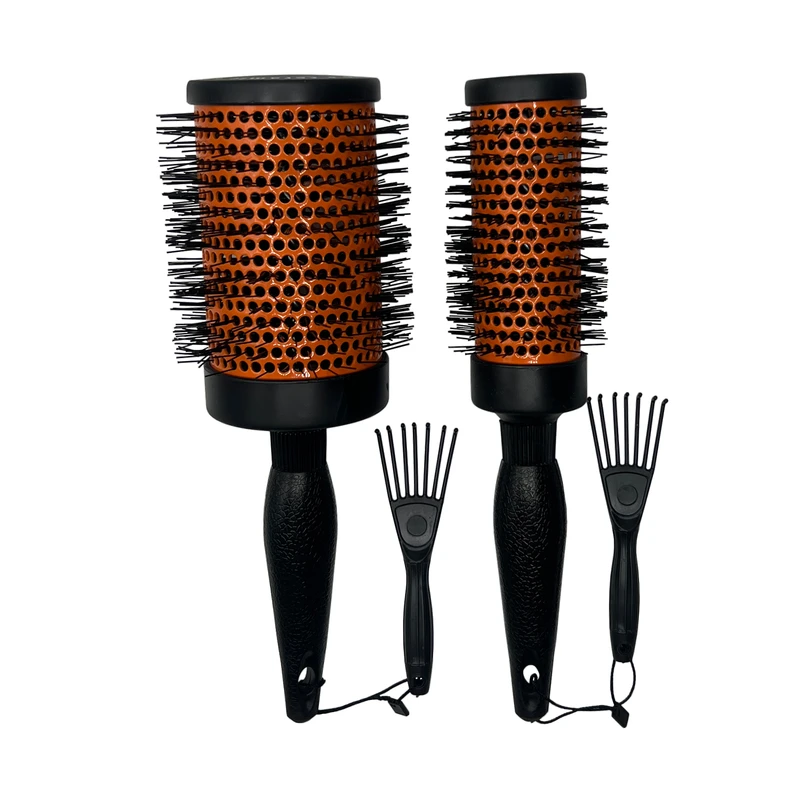 برس مو مدل گرد بسته دو عددی