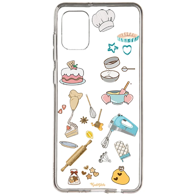 کاور طرح شیرینی پزی مناسب برای گوشی موبایل سامسونگ Galaxy A31