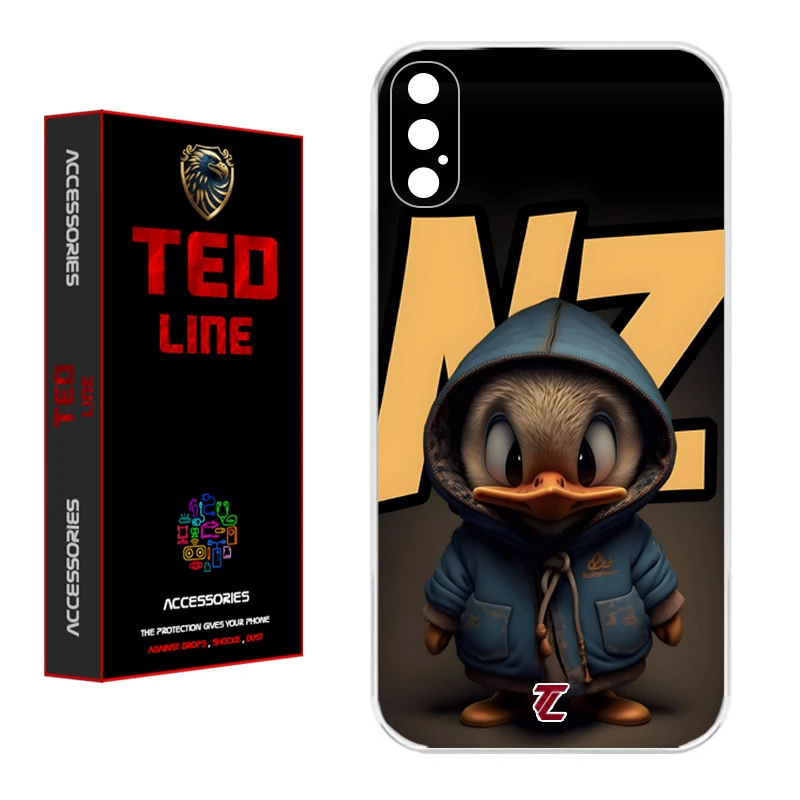 کاور تد لاین طرح اردک کد 1120 مناسب برای گوشی موبایل اپل Iphone X / XS