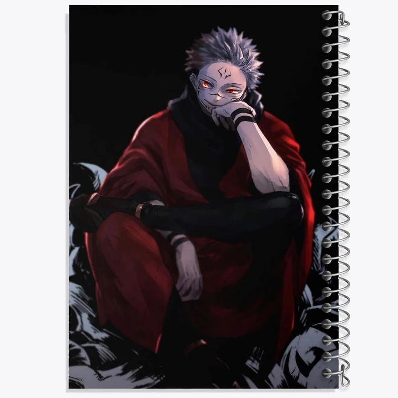 دفتر مشق 100 برگ خندالو طرح ریومن سوکونا انیمه جوجوتسو کایزن کد 11119