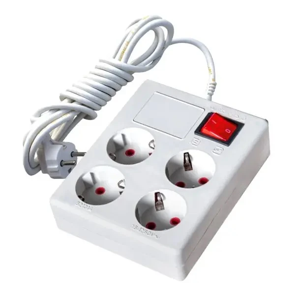 چندراهی برق فردان الکتریک مدل مربعی ارت دار 5 متری کد 31404