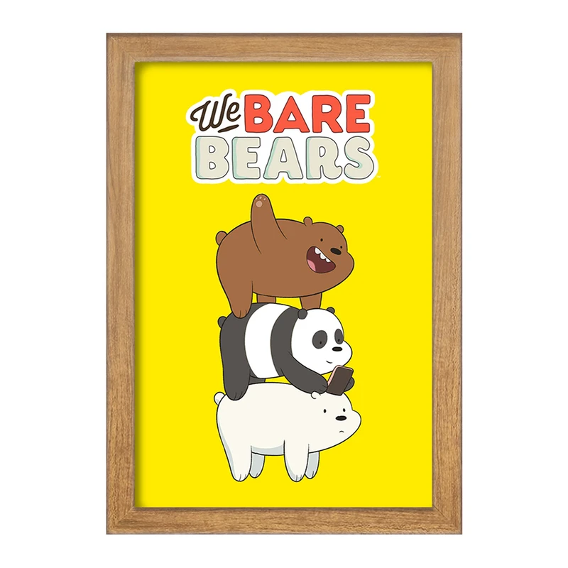 تابلو خندالو مدل انیمیشن سه خرس کله پوک کد 27627