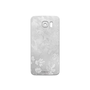 MAHOOT Silver-Wildflower Cover Sticker for Samsung Galaxy S6