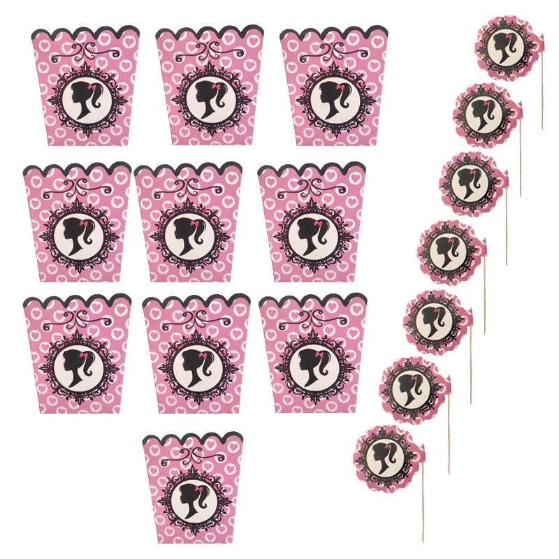 مجموعه 17 عددی تم تولد مدل باربی