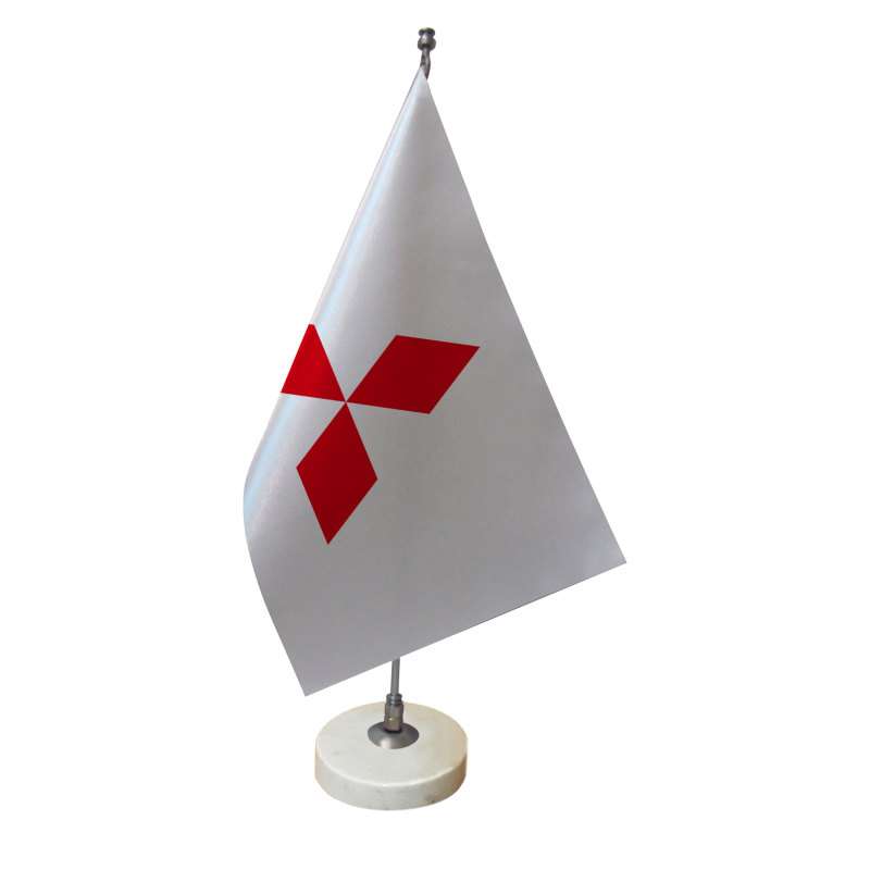 پرچم رومیزی مدل لوگوی میتسوبیشی