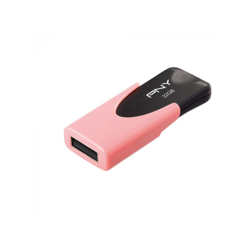 فلش مموری پی ان وای مدل ATTACHE4 PINK USB 2.0 ظرفیت 32 گیگابایت
