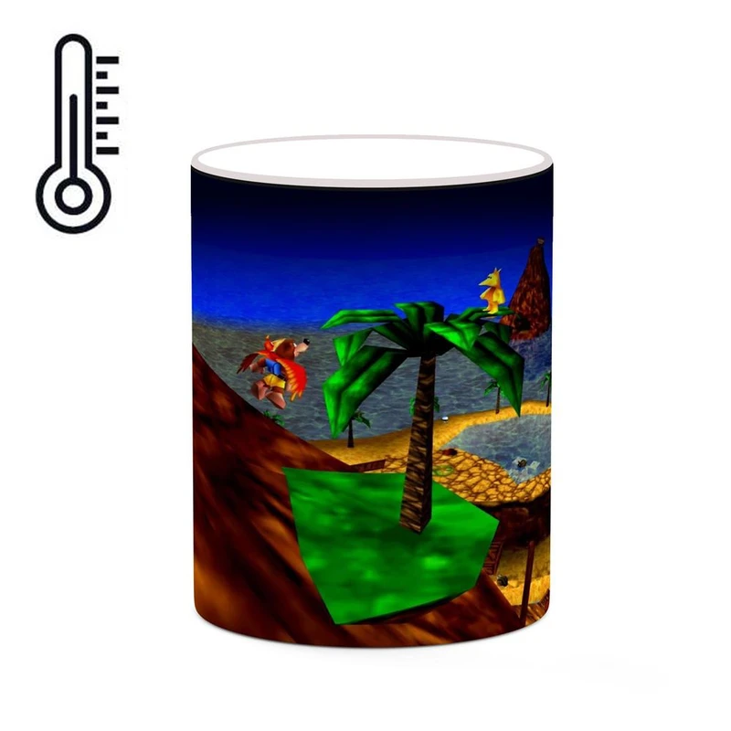 ماگ حرارتی کاکتی مدل بازی Banjo-Kazooie کد mgh27570