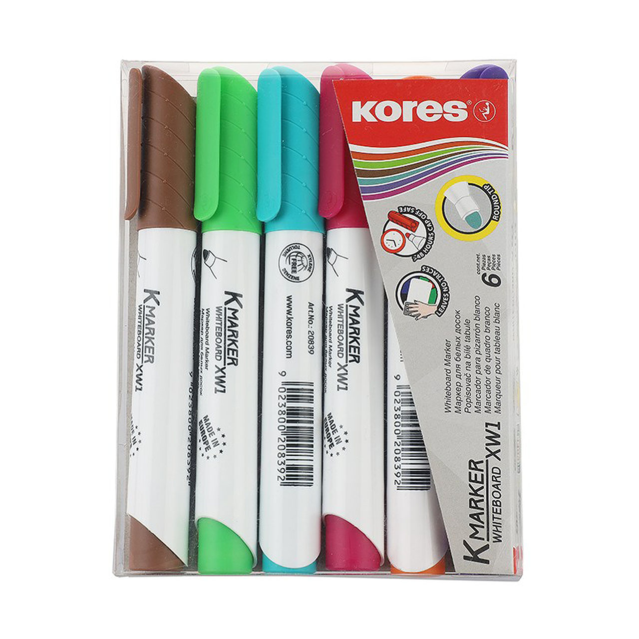 ماژیک وایت برد 10 رنگ کورس مدل K-Marker XW2