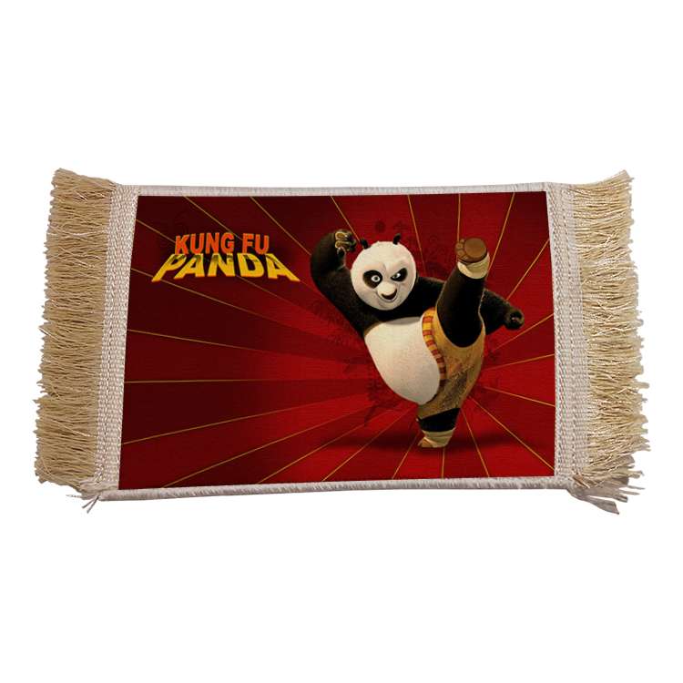 فرش ماشینی دیوارکوب مدل پاندا کونگ فو کار کد 21