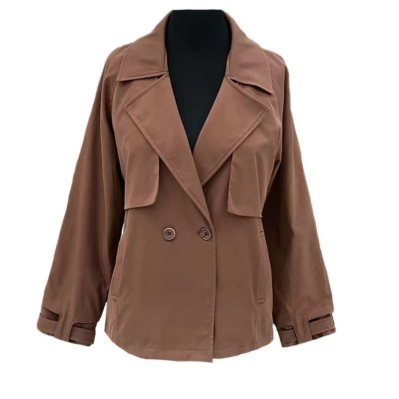 بارانی زنانه مدل دو دکمه