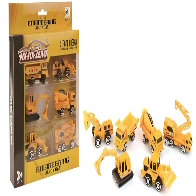 ماشین بازی مدل راهسازی SIX-SIX-ZERO کد 666-A140 مجموعه 6 عددی