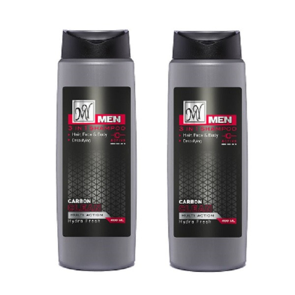 شامپو سر و بدن مردانه مای مدل Carbon Clean حجم 400 میلی لیتر مجموعه 2 عددی شامپو سر و بدن مردانه مای مدل Carbon Clean حجم 400 میلی لیتر مجموعه 2 عددی