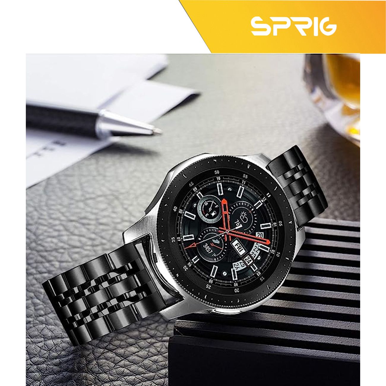 بند اسپریگ مدل 7Bid  مناسب برای ساعت هوشمند سامسونگ Galaxy Watch 6 Classic 47mm -  - 37