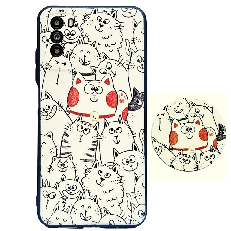 کاور مدل OSCATS uv مناسب برای گوشی موبایل شیائومی Poco M3 به همراه پاپ سوکت