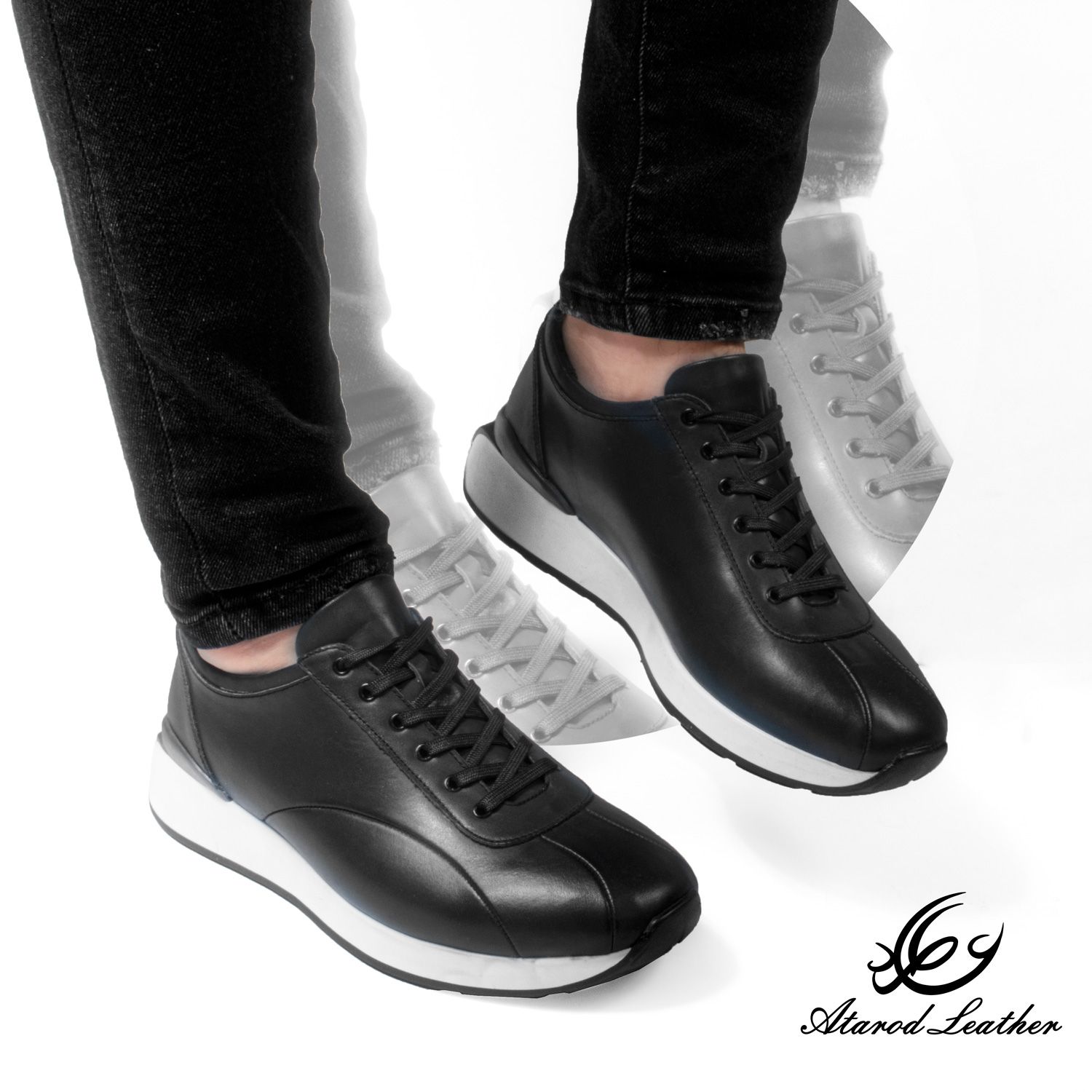 کفش روزمره مردانه چرم عطارد مدل چرم طبیعی کد SH131_1 -  - 14