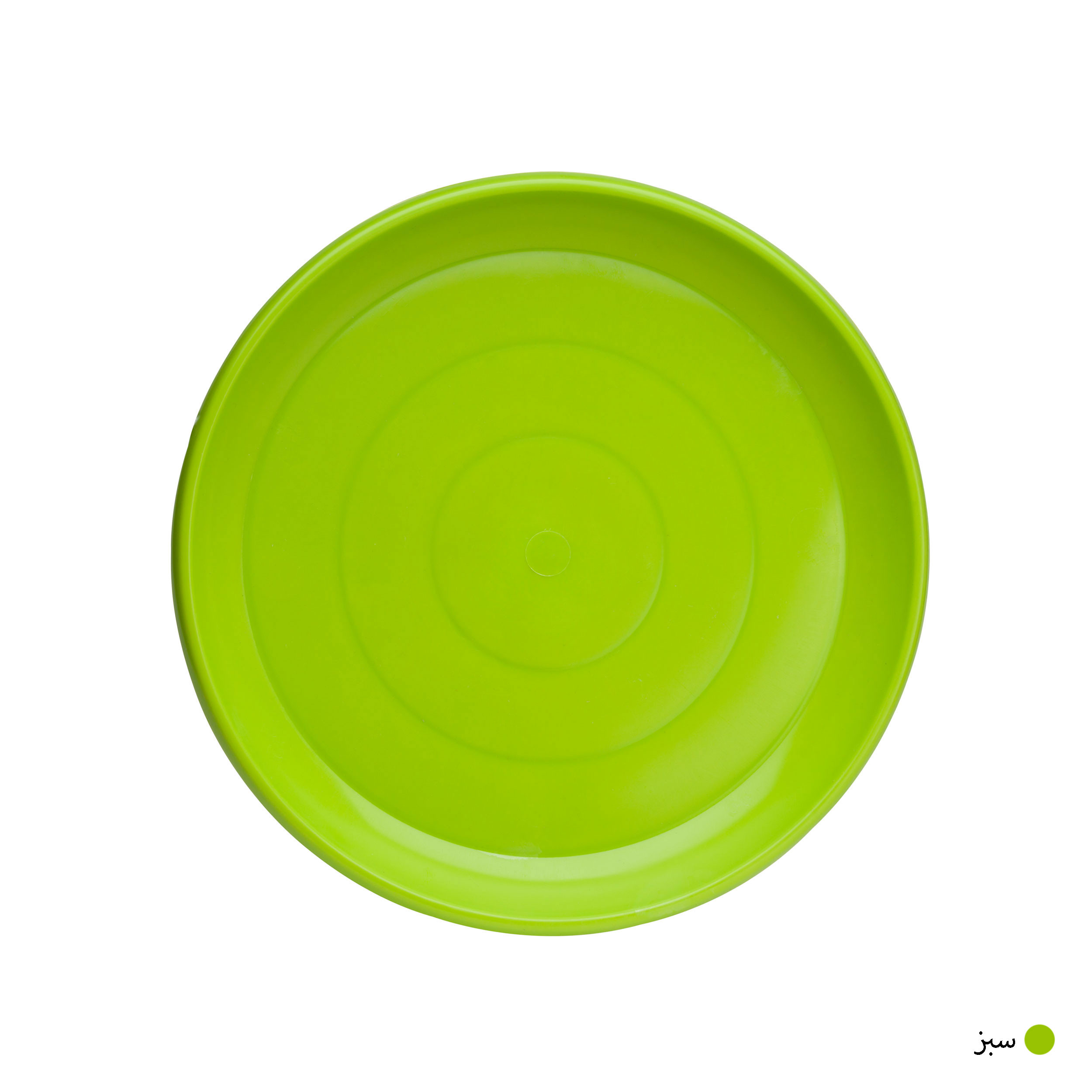 زیرگلدانی گل آذین مدل پلاستیکی گرد کد 169 بسته 2 عددی