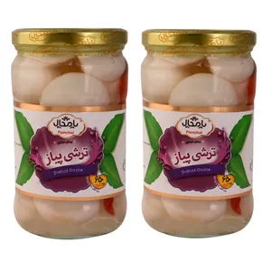 ترشی پیاز پامچال 650 گرم - بسته 2 عددی