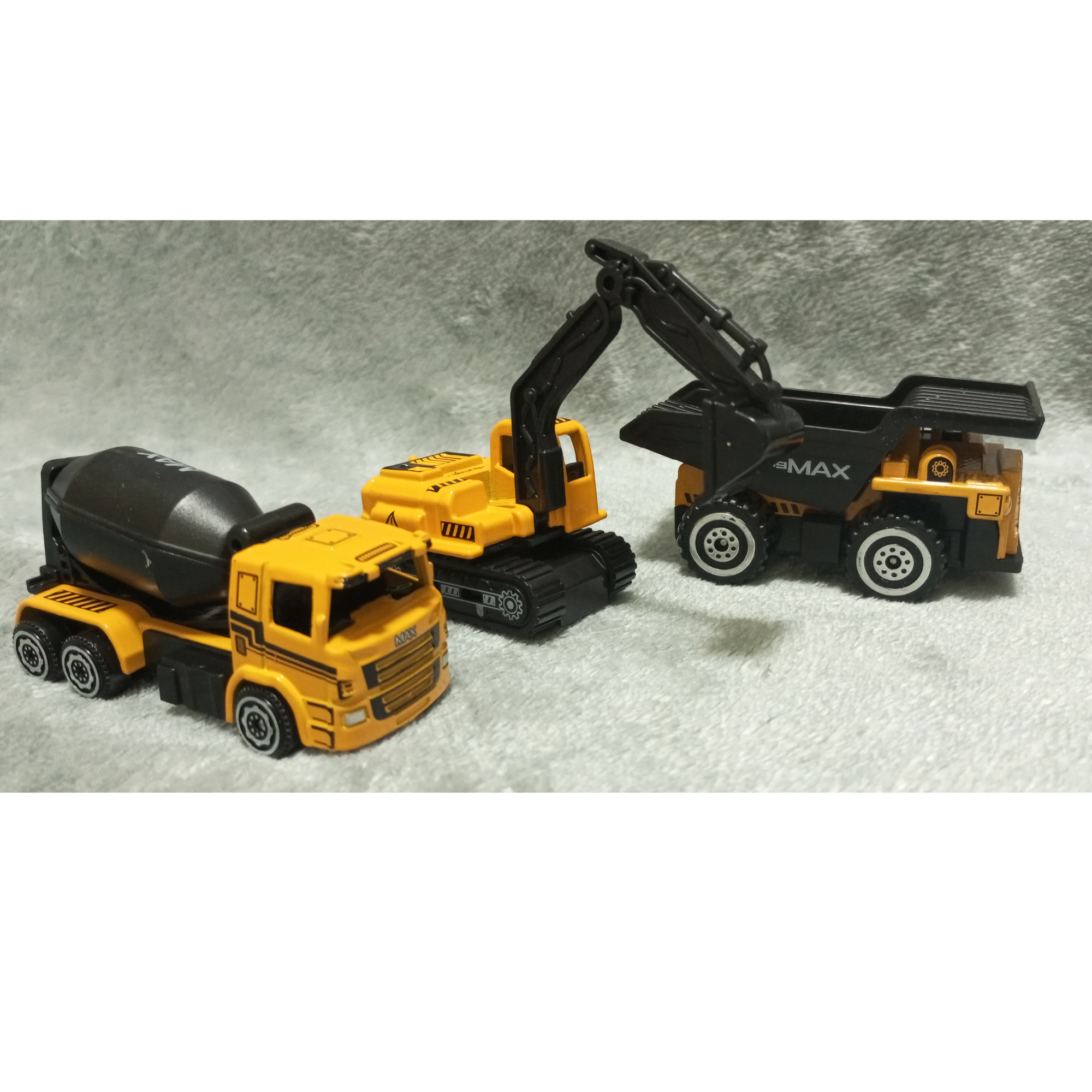 ماکت ماشین مدل فلزی راهسازی کد 308 مجموعه 3 عددی