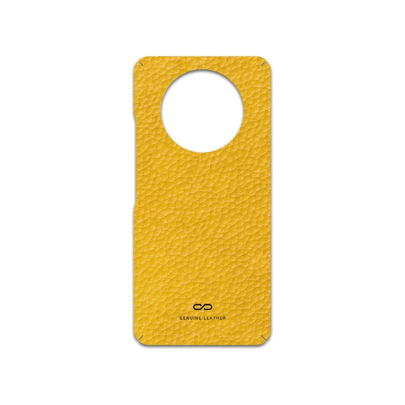 برچسب پوششی ماهوت مدل Mustard-Leather مناسب برای گوشی موبایل آنر X9 5G