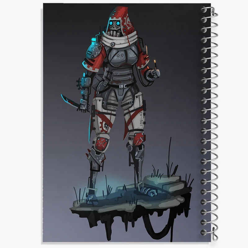 دفتر لیست خرید 50 برگ خندالو طرح بازی تایتان فال (Titanfall) کد 32603