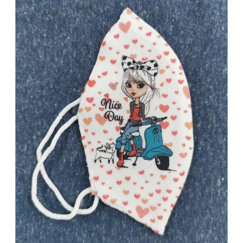 عکس شماره 5 : ماسک پارچه-ای بچگانه مدل نگاه کد pm مجموعه 10 عددی