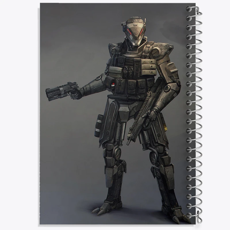 دفتر لیست خرید 50 برگ خندالو طرح بازی تایتان فال (Titanfall) کد 32609