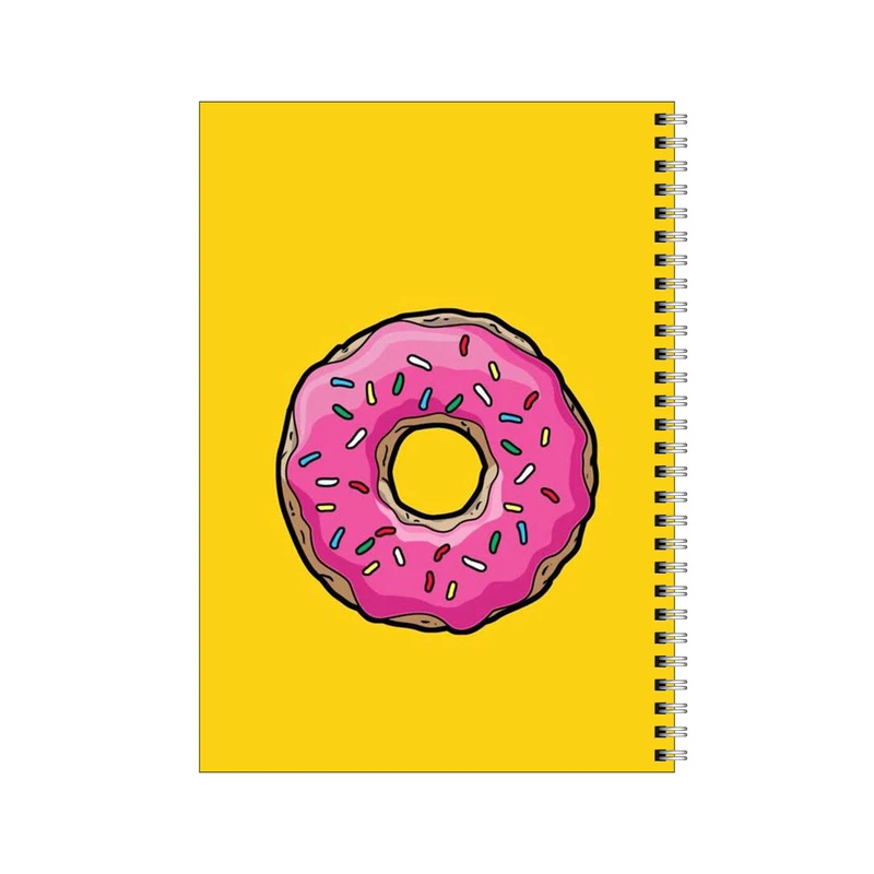 دفتر مشق 100 برگ بامبیلیپ طرح دونات کد 3890692