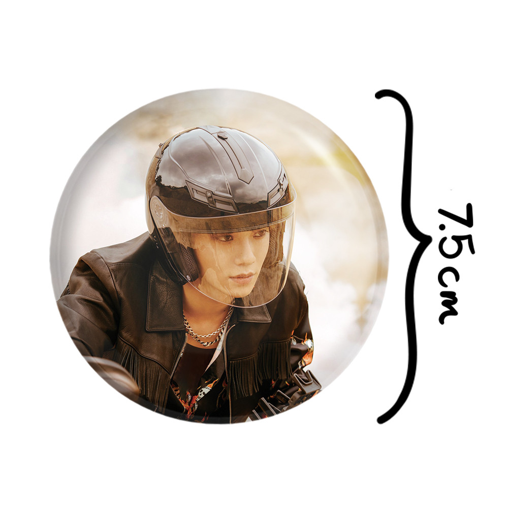 آینه جیبی خندالو طرح چن گروه اکسو EXO مدل تاشو کد 16840